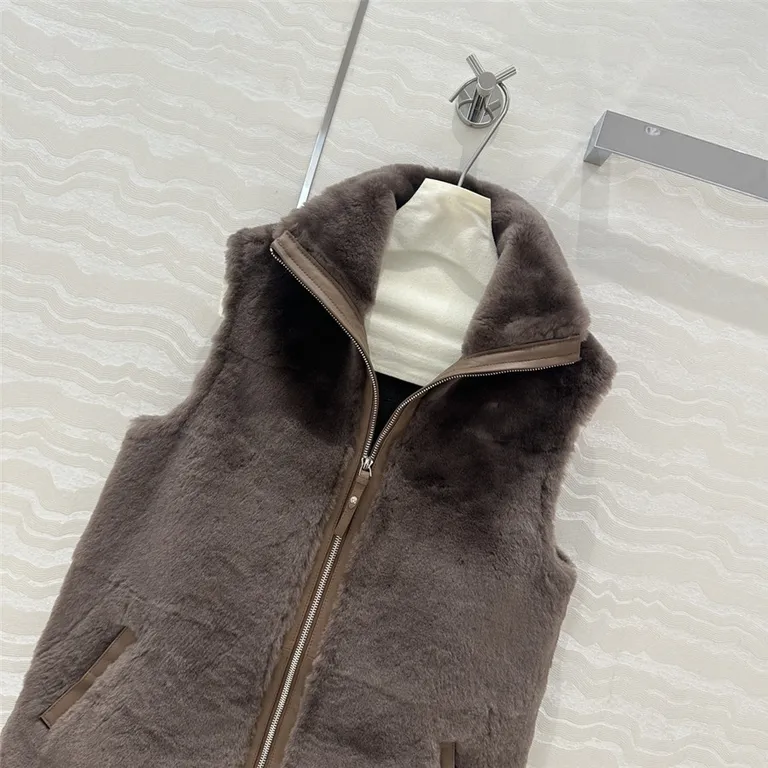 Hermès Shearling Vest